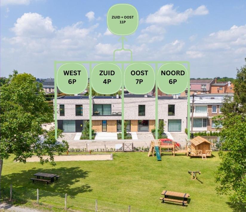 Nieuw - De Grenspaal West 6P 5 Min Maastricht - Sauna - Laadpaal Riemst Eksteriør bilde